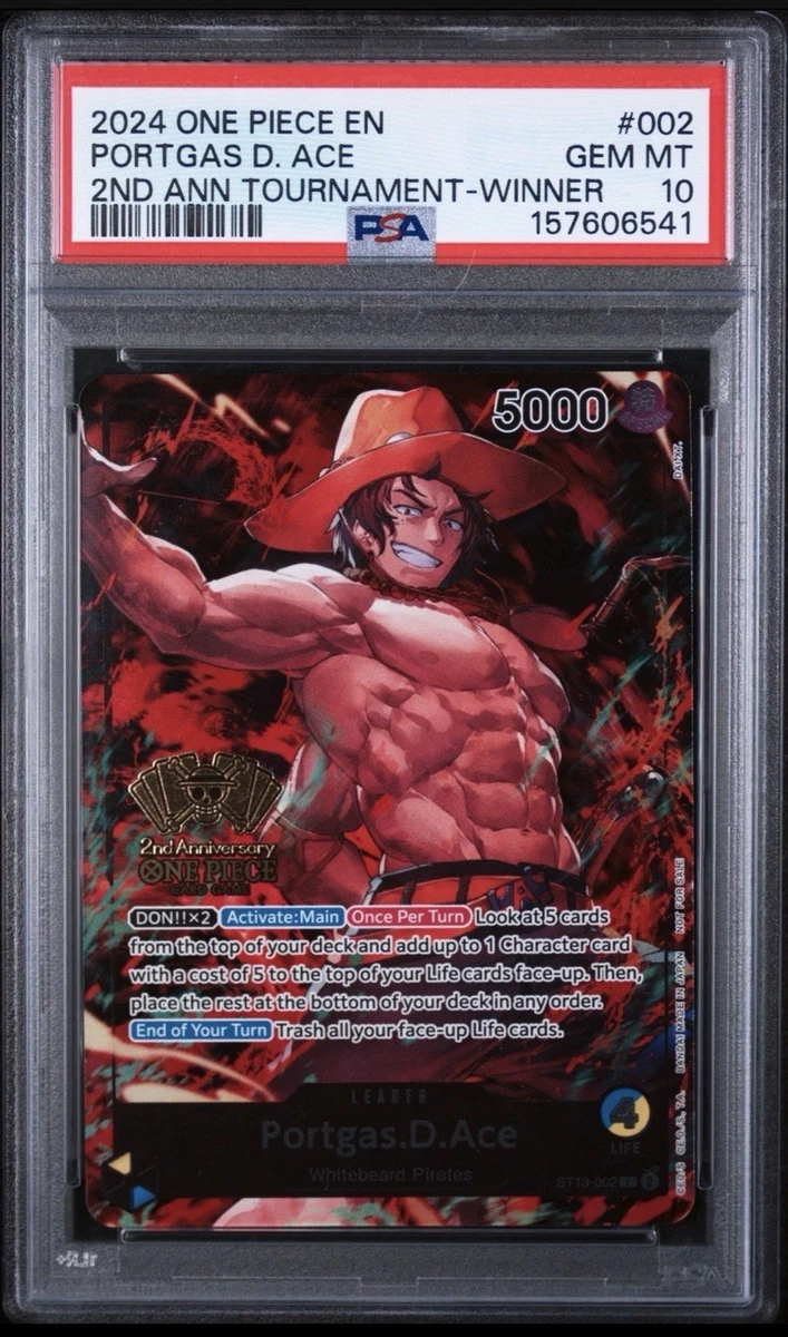 Portgas.D.Ace ST13-002 One Piece Promotion Cards for sale | eBay