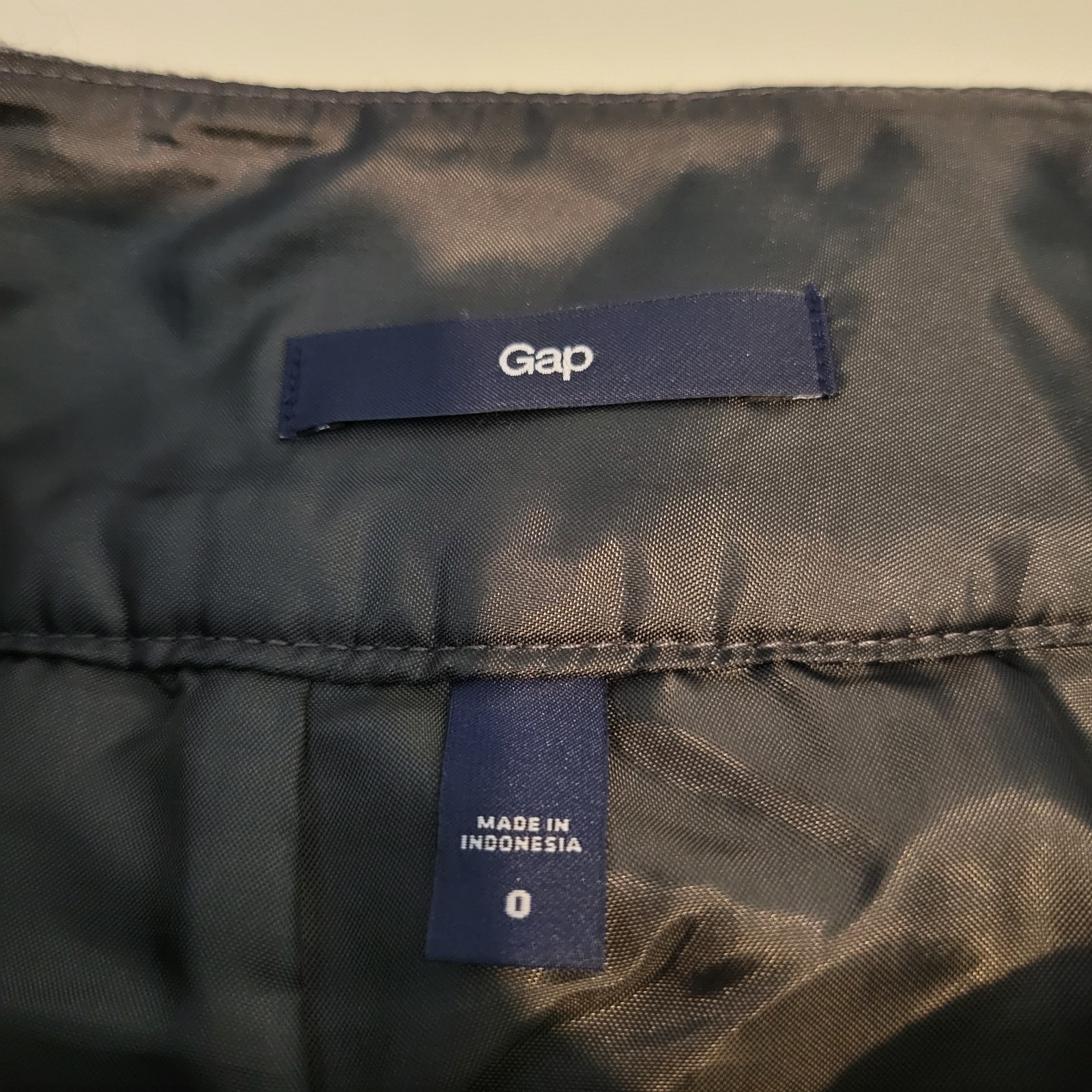 Gap Wool Blend Checkered Gray Pattern Cute Button… - image 5