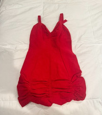 Rockabilly/Pinup Jantzen Red Sparkly Vintage Swimsuit with Adjustable Straps