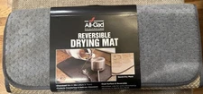 New All-Clad Gray Reversible Drying Dish Mat 16 x 28