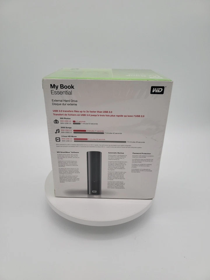 Western Digital Essential External Hard Drive 1.5TB USB 3.0 + USB 2.0 Sealed - Image 2 of 4