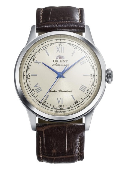 Orient Herrenuhr Bambino RN-BB0003Y Elfenbein Zifferblatt Klassisch Automatik...-image
