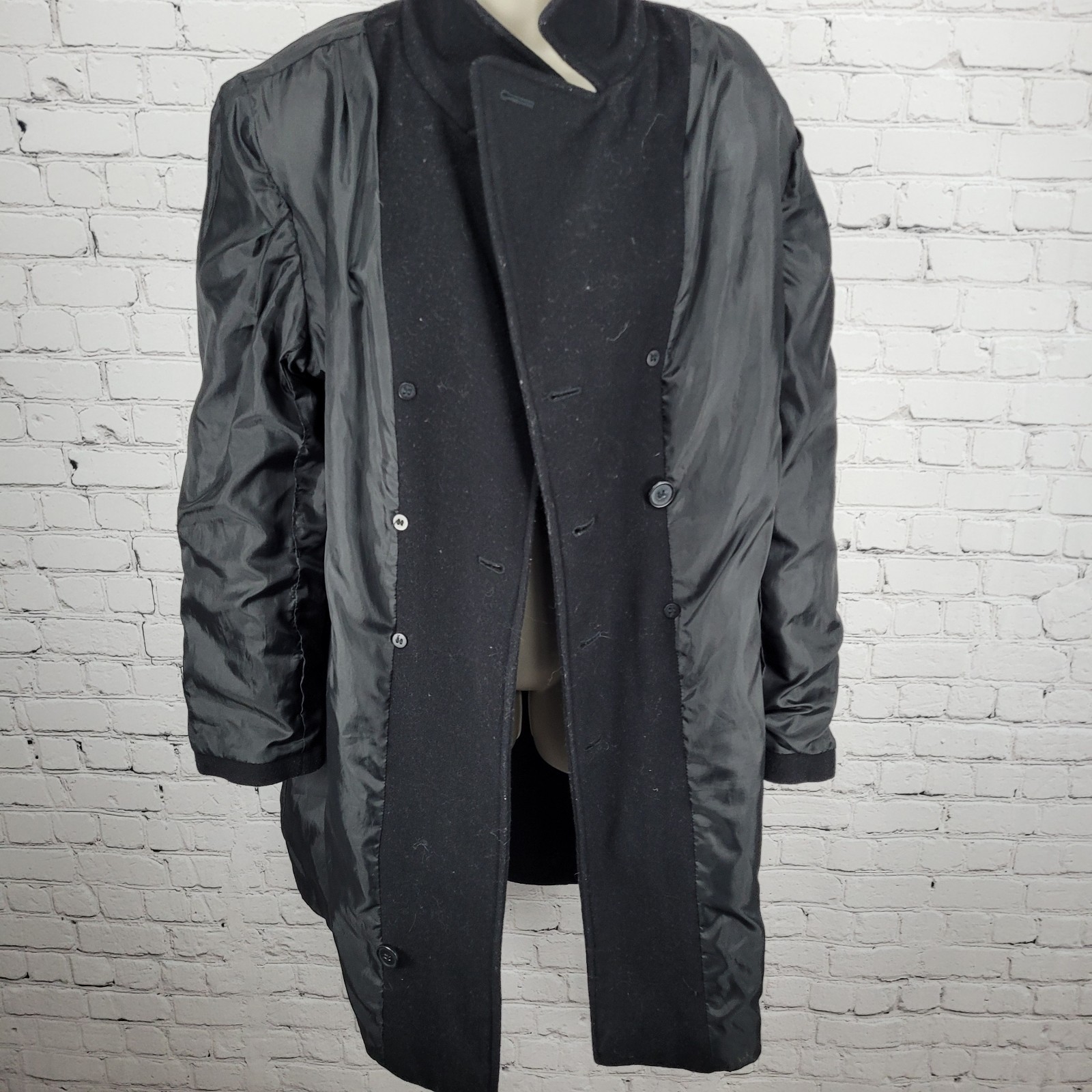 Giacca Gallery Black Wool Blend Buttoned Double B… - image 5