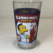 Flaming Moe's Recipe Pint Simpsons New Vintage