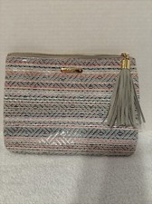 GiGi New York Oba All-in-One Leather Clutch Havana White