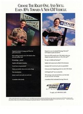 General Motors Accelerated Earnings 1994 Vintage Print Advertisement