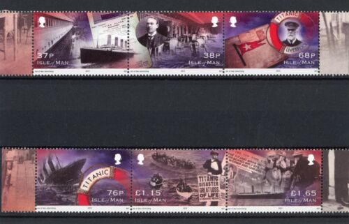[84.099] Isle of Man 2012: Titanic - gutes Set sehr feine postfrisch Briefmarken - Bild 1 von 1