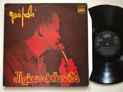 GINO PAOLI LP IL GIOCO DELLA VITA 1979 START LP.S 40.059 STEREO ITALY 1ST PRESS 