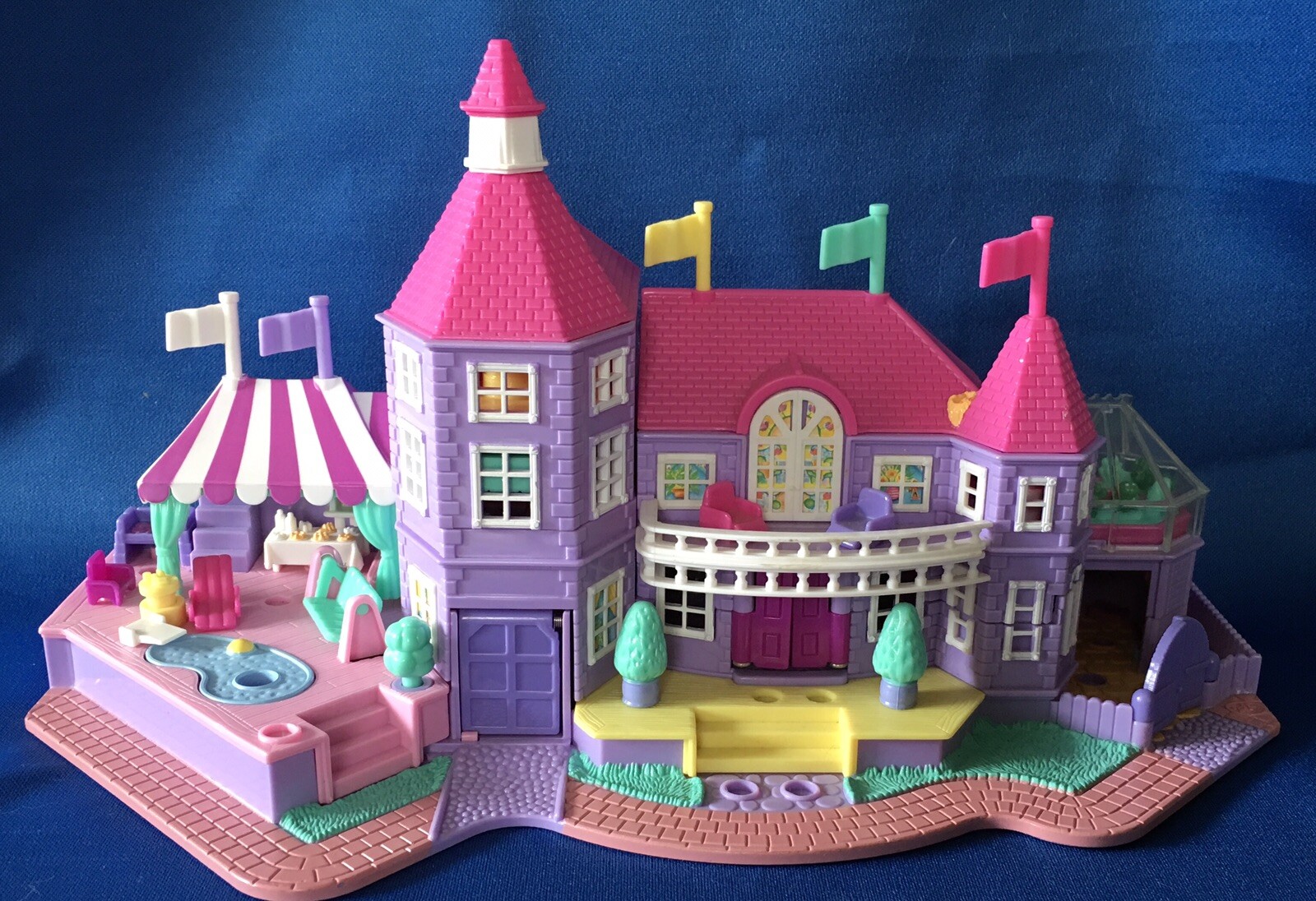 polly pocket mansion vintage