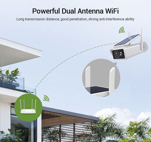 Home Security Camera Outdoor Solar Battery Powered Wireless Wifi HD NEW - Picture 9 of 12