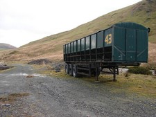 Photo 6x4 Trailer at Sweet Lamb Pont Rhydgaled Appears to be for hauling  c2006