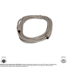 Cable PS2 Keyboard Mouse Extension Mini DIN 6-Pin Female Male 10FT 220882A