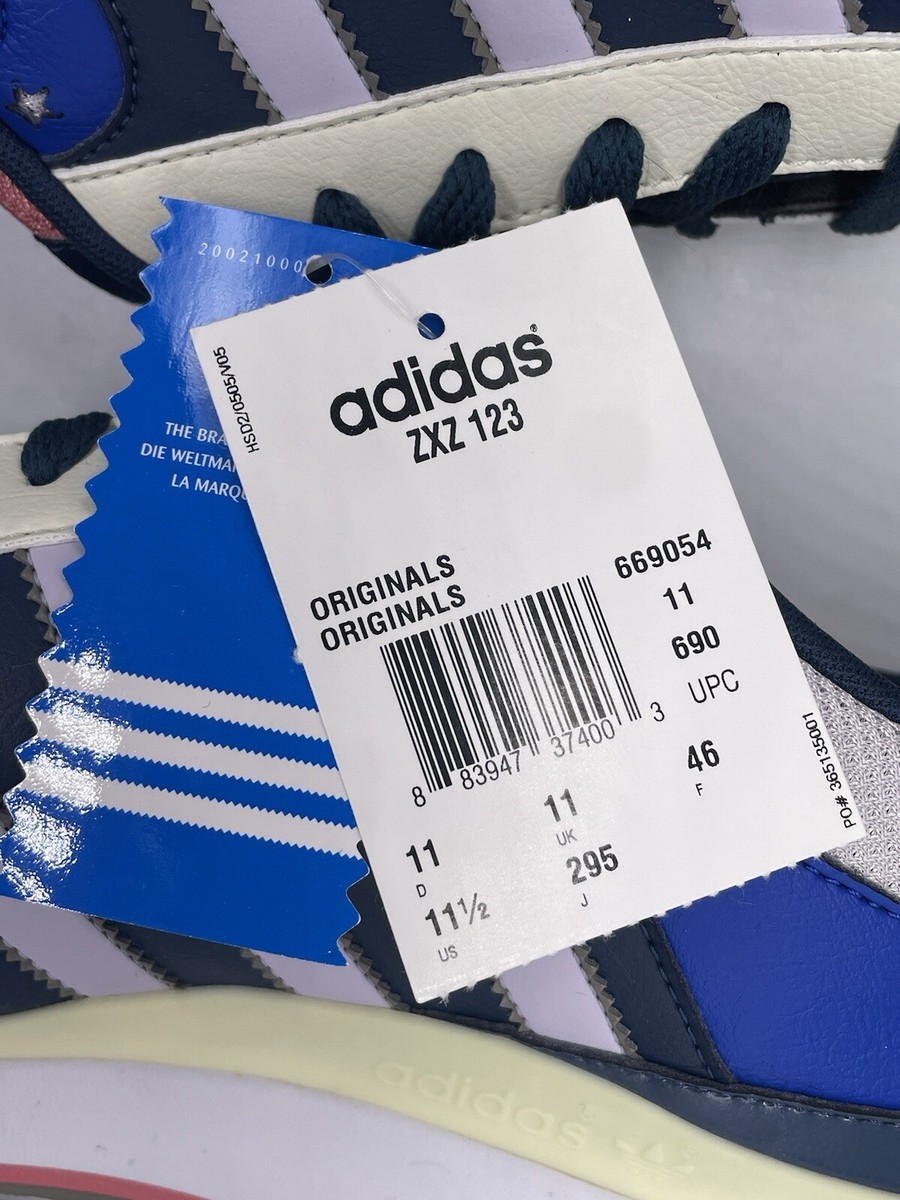 adidas Originals Mens ZXZ 123 Sharp Blue 2008 669054 Size