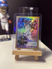 2024 Topps Archives - 1983 Fan Favorite Autos #83FF-JC Joe Carter Gold Foil /50