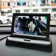 Car Baby Monitor Kit 4.3 inch Foldable Monitor with Cute Baby Camera