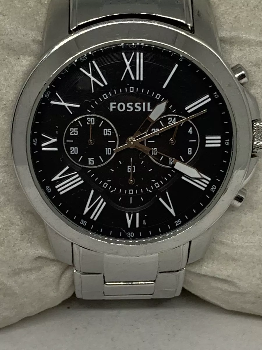 Grant chronograph stainless shop steel watch box set