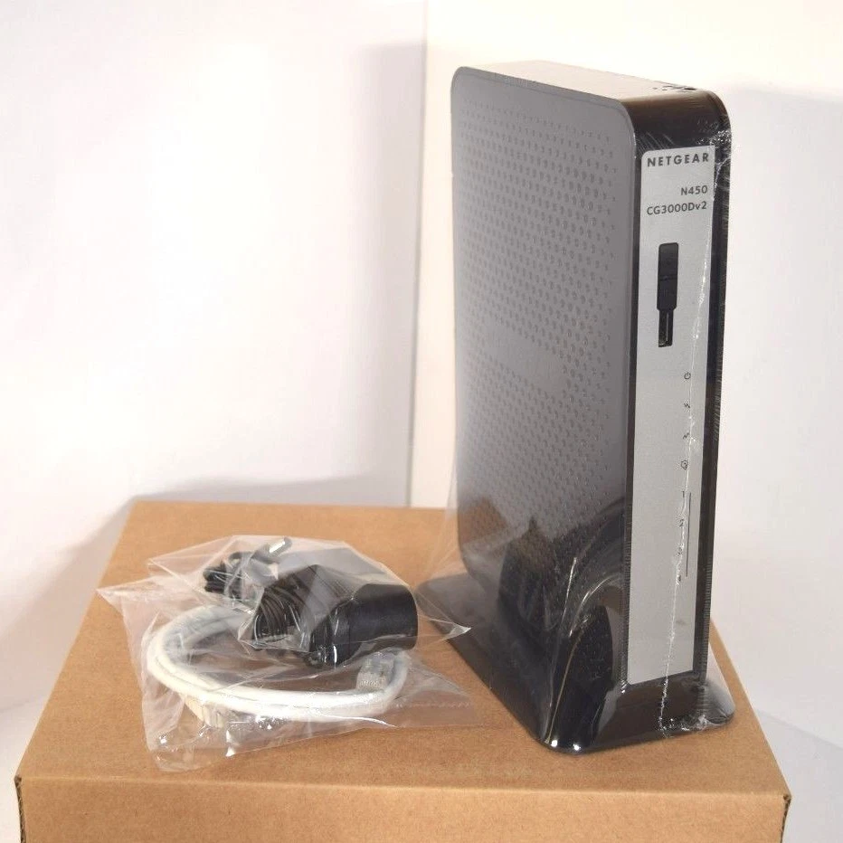 SEALED Netgear CG3000Dv2 N450 Docsis 3.0 Cable Modem Wireless Router Comcast Cox - Image 2 of 3