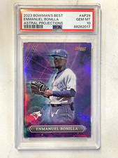2023 Bowman's Best Enmanuel Bonilla Astral Projections PSA 10 Blue Jays