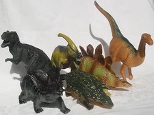 DINOSAURS, Styracosaurus,Ankylosaurus,Parasaurolophus,Thescelosaurus,Stegosaurus