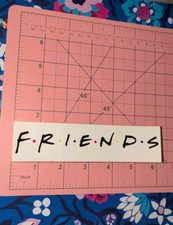 Vintage Friends TV Show Sticker