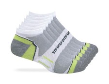 Top Flite Mens Low Cut Half Cushion Moisture Wicking Sport Socks 3 Pair Pair