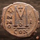 Byzantine Follis Coin - Maurice Tiberius - Constantinople (Sear 492) @w849