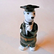 PEINT MAIN LIMOGES TIRNKET-POLAR GRADUATE