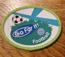 GirlGuiding Old Guides Go For It Football Badge