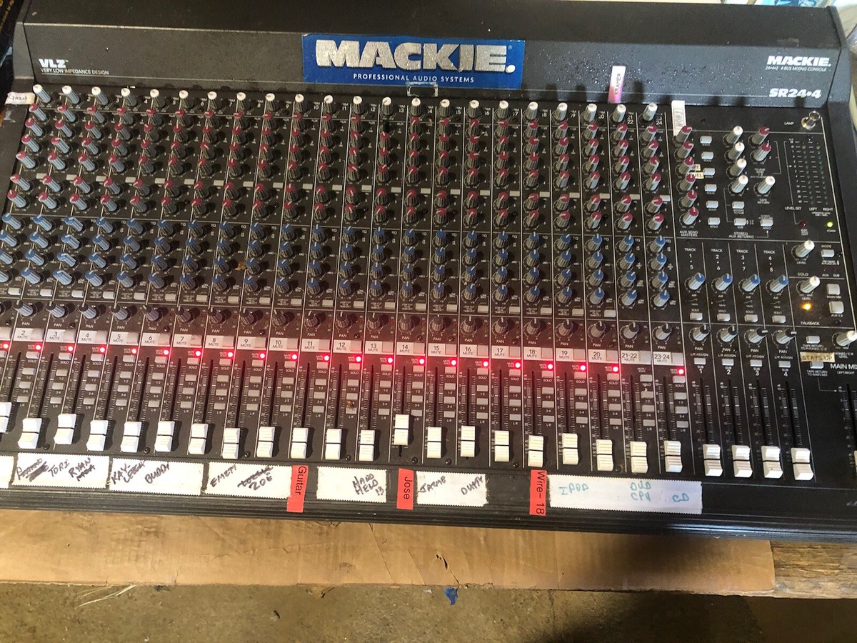 MACIE SR24.4 24-4 4 BUS MIXING CONSOLE | eBay