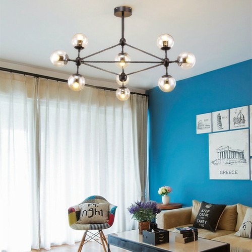 Kitchen Chandelier Lighting Office Lamp Large Pendant Light Glass Ceiling Lights - Picture 11 of 11