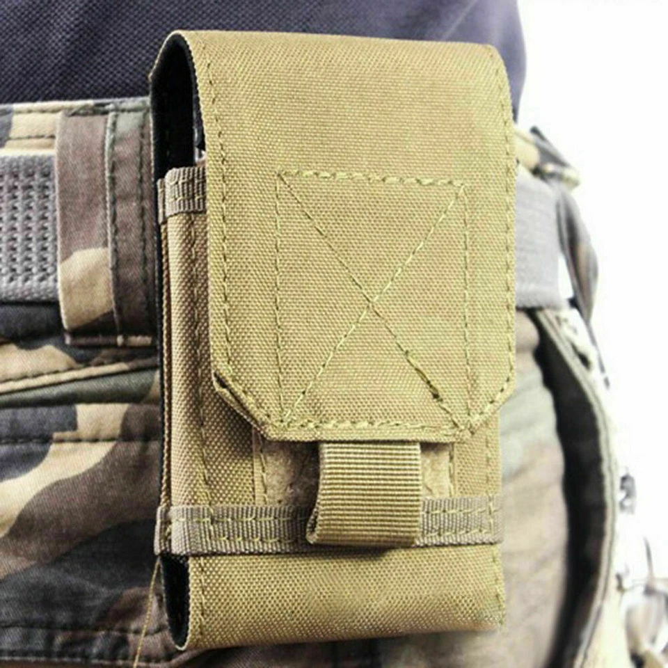 Funda táctica militar Molle para teléfono con lazo de cinturón para iPhone XS XR 11 Pro Max Foto 4 de 4