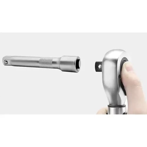 Chiave Dinamometrica 1/2" con Cricchetto 28-210 Nm Prolunga per Pneumatici Auto - Foto 9 di 10