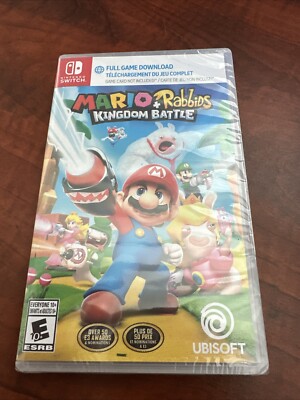 New Sealed Mario Rabbids Kingdom Battle Nintendo Switch Full