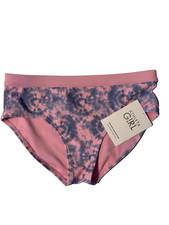 NWT Athleta Girl Free Spirit Bikini Bottom Size XXL/16 Pink/Blue Tie Dye