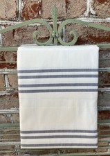 Pottery Barn Teen Double Bar Stripe Twin Duvet Cover 100 Organic Cotton No Tags