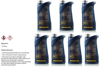 7L Kühlflussigkeit MANNOL Antifreeze AG13 Special Frostschutz grün