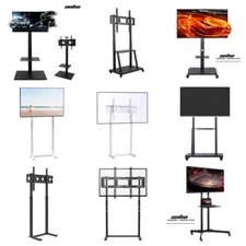 Multiple Styles Universal Tilting Floor TV Stand for 32-100'' LED Flat TV Cart