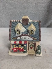 The Christmas House Collection Flower Shop illuminated Porcelain item #088534
