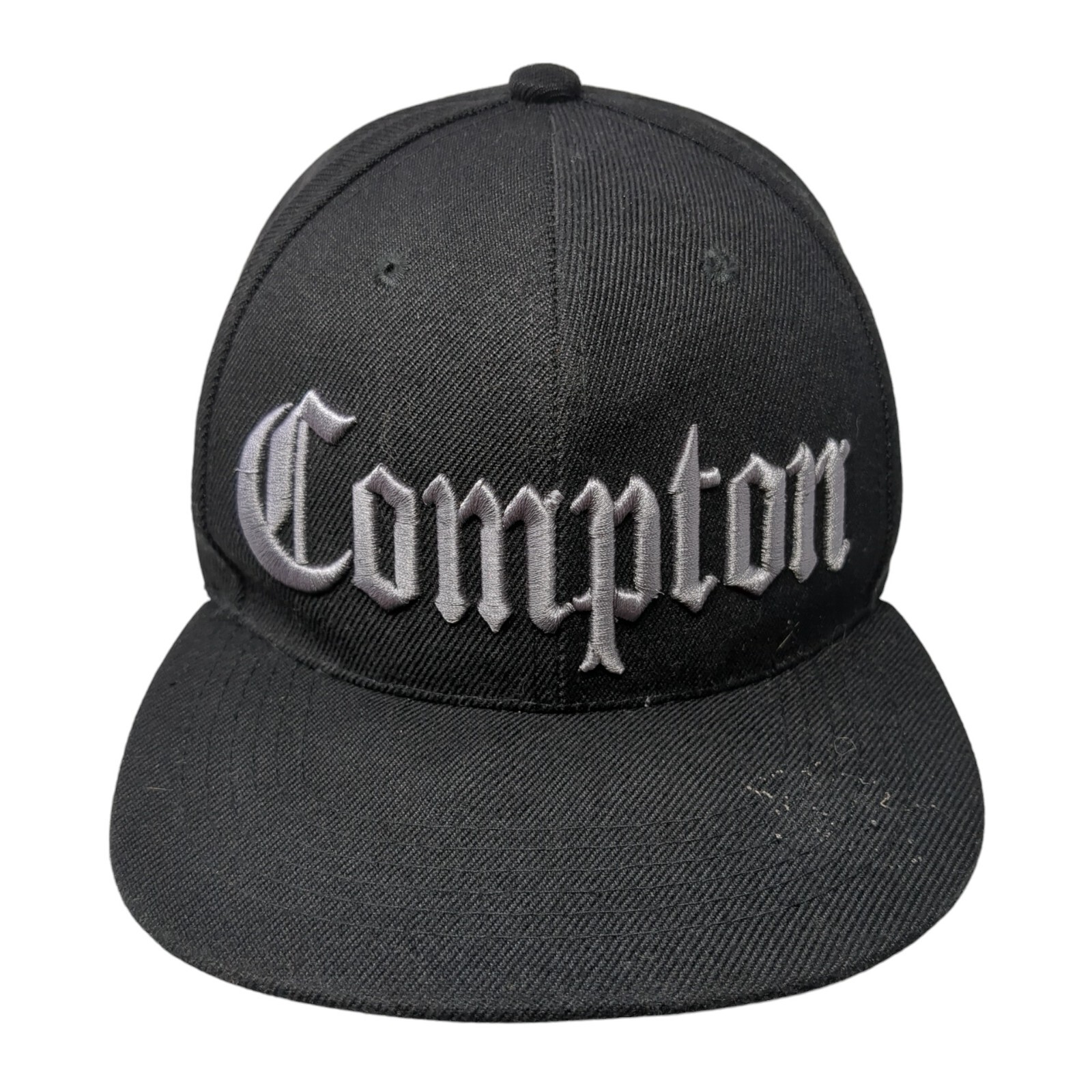 Compton Snapback Hat Black One Size Adjustable Em… - image 1