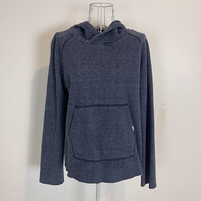 Ugg Cozy Blue Hoodie sweater kangaroo pocket SZ S cotton blend