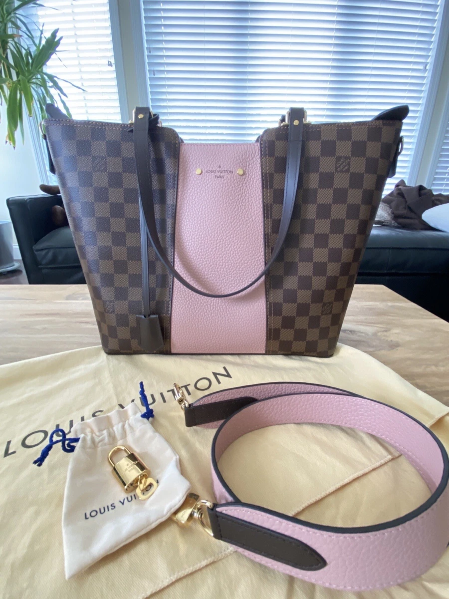 Louis Vuitton, Bags, Authenticlouis Vuitton Jersey Tok Zip Tote Crossbody  Handbag Damier Leather