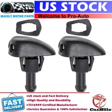 Adjustable DUAL Hole Window Windshield Washer Nozzle Wiper Water Spray Sprinkler