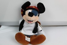 Disney World Pirate Mickey Mouse Bean Bag Plush 8"