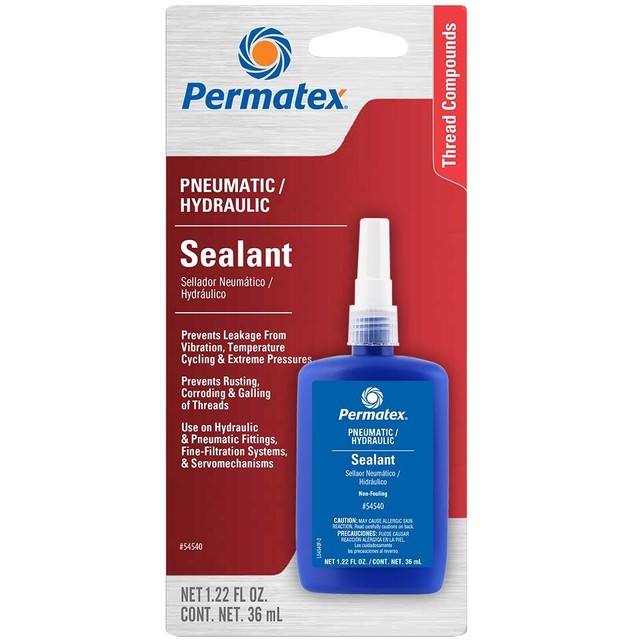 Permatex 54540 pneumatic hydraulic sealant prevent leakage extreme