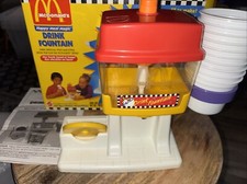 Pre-owned Vintage 1993 McDonald's Happy Meal Magic Drink Fountain Near Complete