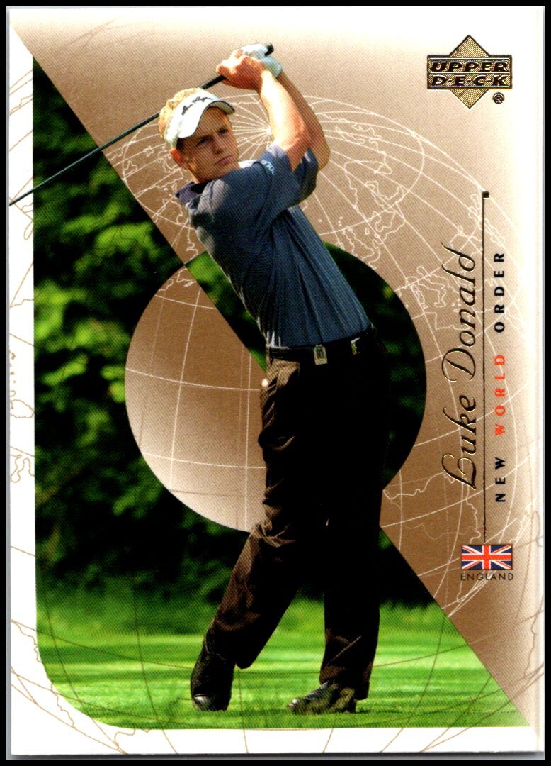 2003 UD Upper Deck Golf #83 Luke Donald - New World Order FREE SHIPPING!