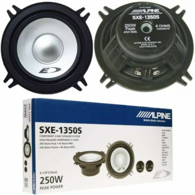 Alpine SXE 1350S 4-Wege 2-Wege Auto Lautsprecher-Set 13cm 130mm 250W GAR ITALIA