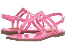 Polo Ralph Lauren Z2557 Kids Pink Tierney Strappy Flat Sandals Size 5 M