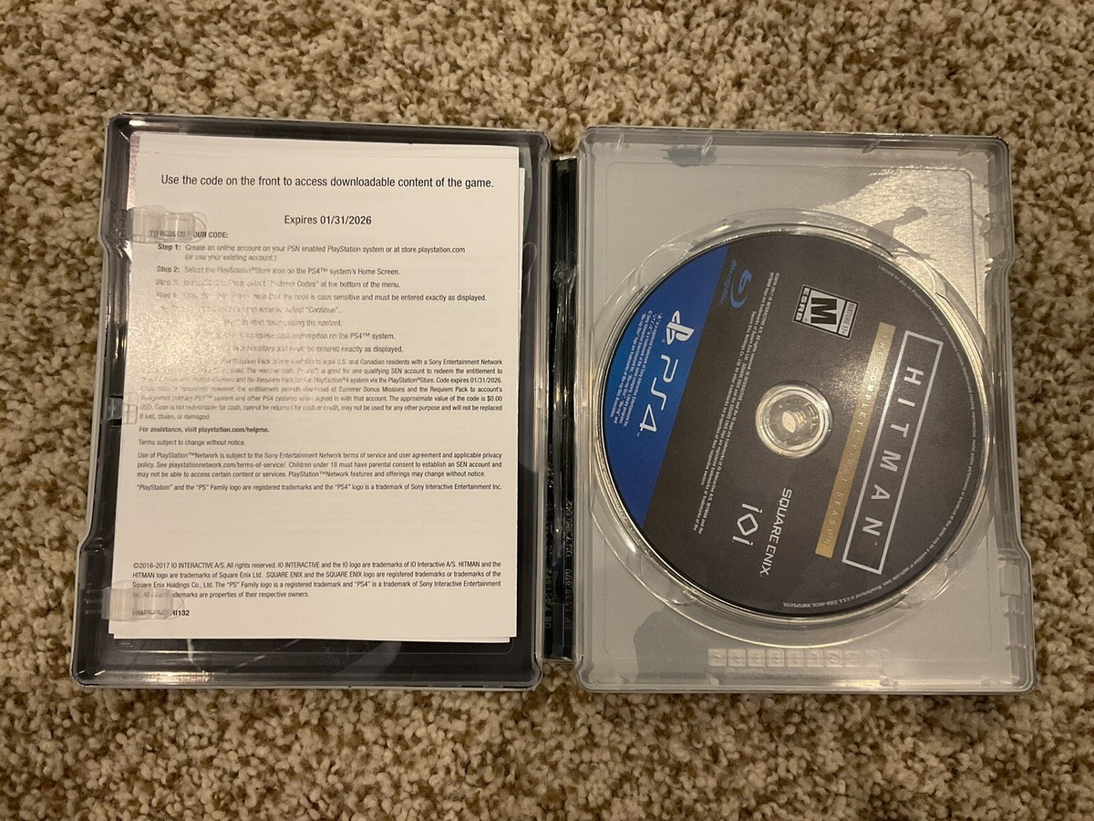 Hitman: The Complete First Season Steelbook Edition (PS4, 2016