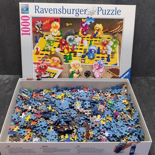 Puzzle Noche Juegos Gelini Ravensburger • 1000 Piezas • Completo • 2017 - Imagen 3 de 7